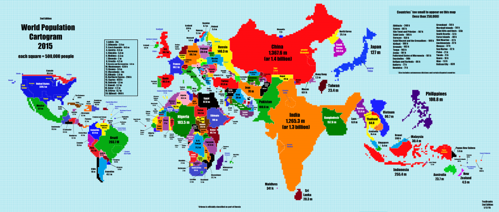 Population Cartogram